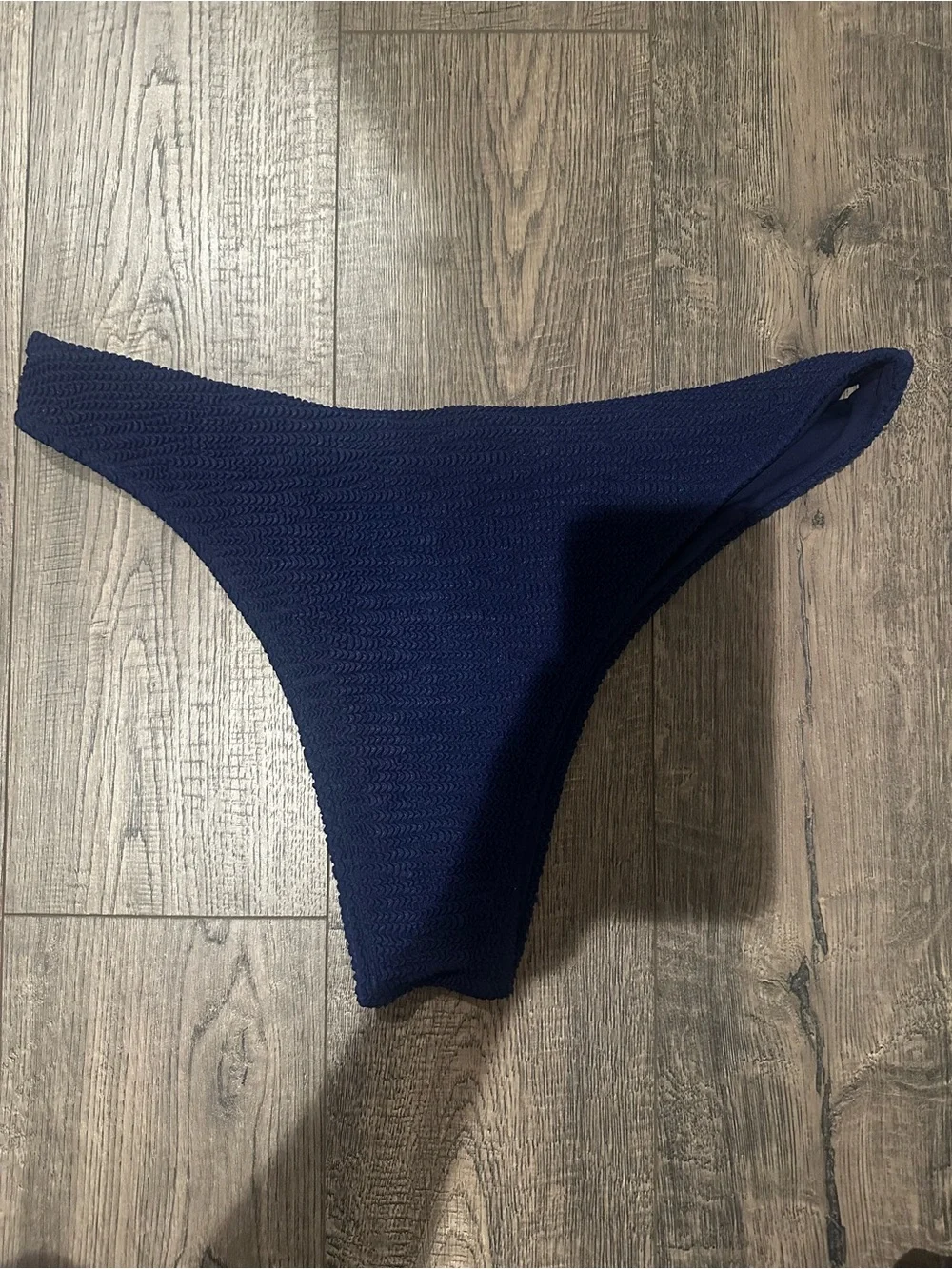 Monday Swimwear Navy Crinkle Honolulu Top and Byron Bottom